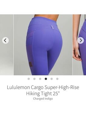 lululemon athletica Charged Indigo High-Rise Cargo Leggings